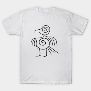 Ornamental bird ancient America T-Shirt